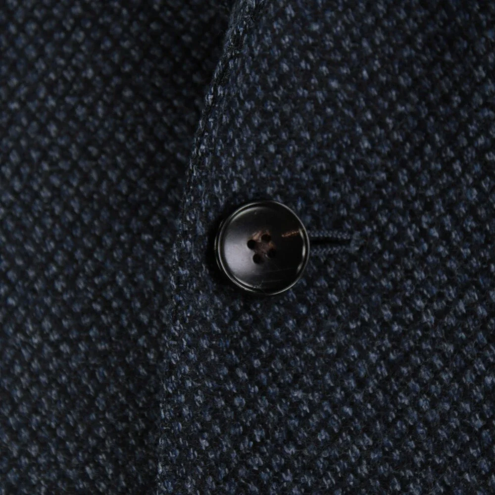 Luigi Bianchi Sartoria NWT Wool Sport Coat / Jacket Size 52R (42R US) In Blue
